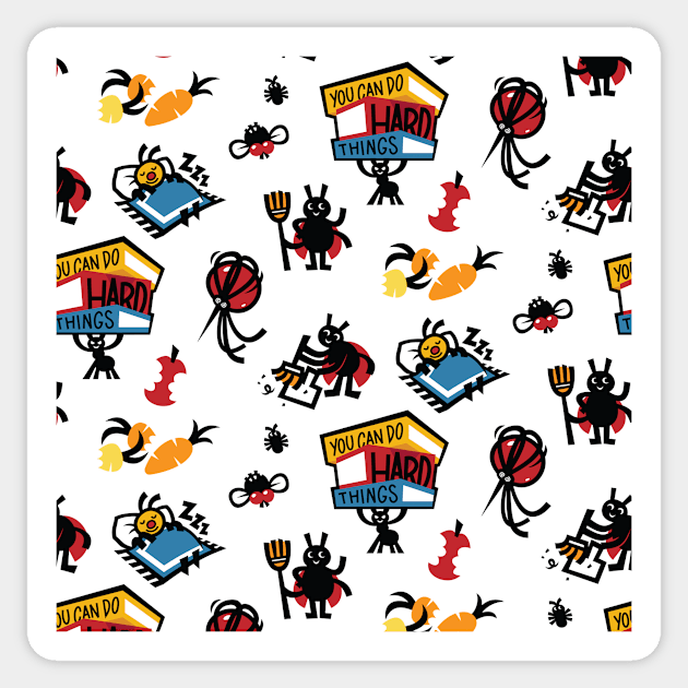 Bug Pattern Sticker by Acid-Redux